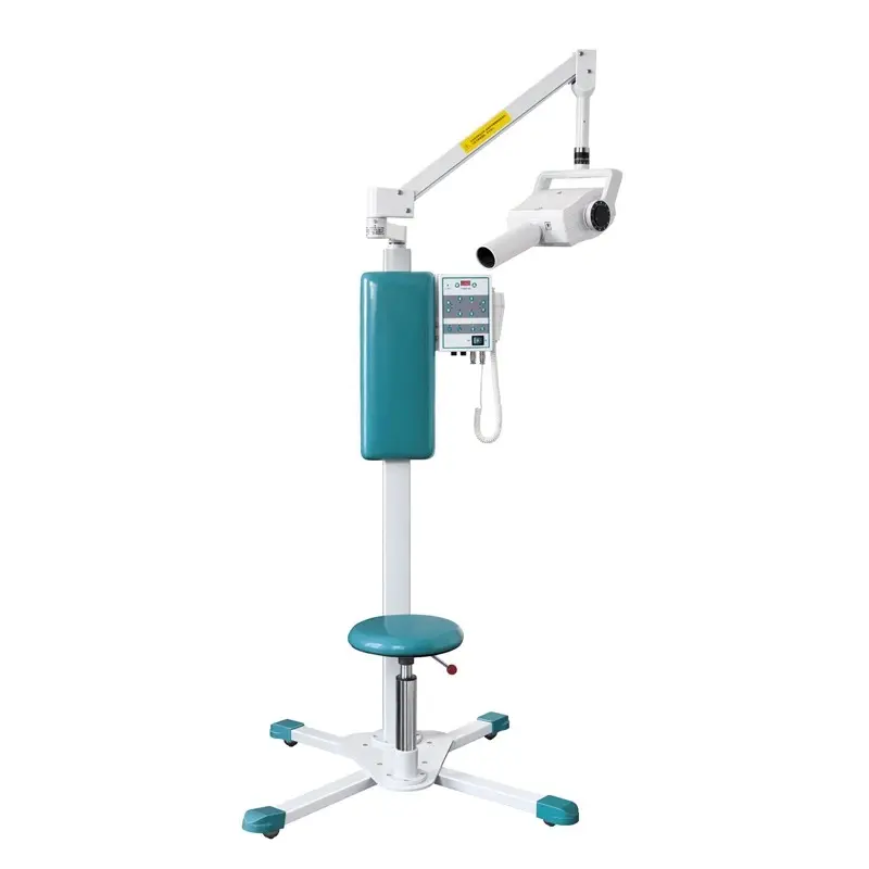 Equipo económico Unidad dental móvil 60kV 8mA Máquina DE RAYOS X dental con silla para clínica