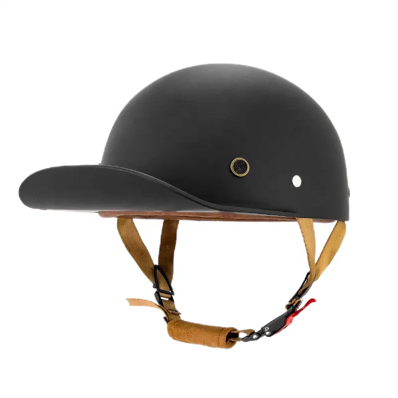 새로운 안전 승마 헬멧 야구 모자 반 헬멧 자전거 모자 챙 헬멧