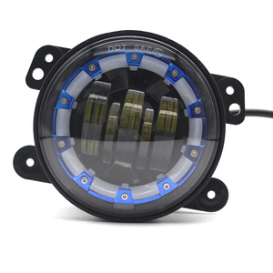 High Quality Car Fog Light <strong>LED</strong> With Lens COB Angel Eyes Lamp 3.5&quot; <strong>4</strong>&quot; Inch <strong>12V</strong> Auto Universal DRL Driving Bulb for Offroad JK JL - Product Image 5
