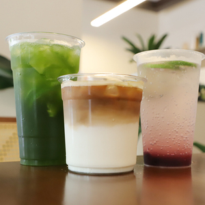 Custom LOGO 350ml 370ml 420ml 500ml 700ml 1000ml Plastic <strong>Cup</strong> Lids 12 16 20 24 32 <strong>Oz</strong> PP PET Clear Disposable Plastic <strong>Cups</strong>