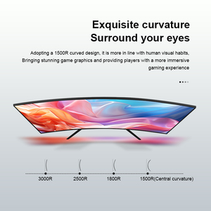 Curve Monitor Precio al por mayor 4K Pantalla de visualización Pc Computadora 2K 144Hz 27 Pulgadas Custom Ips Ultra Wide Lcd Monitor