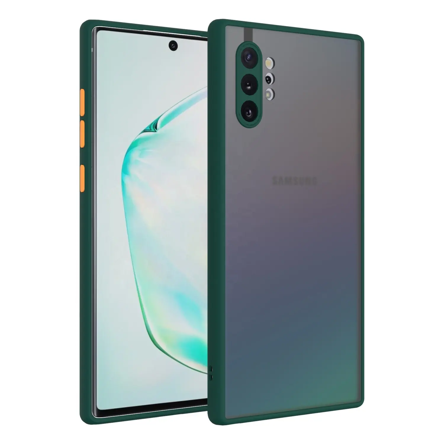 Прозрачный матовый чехол из ТПУ для Samsung Galaxy Note10 + Note 10 Plus 20 S20 Ultra 9