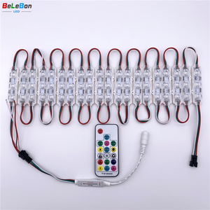 Ws2811 WS8208 12v IP67 3 SMD 5050 rgb Led-Module rand licht mit RF fernbedienung smart led modulo - Product Image 1