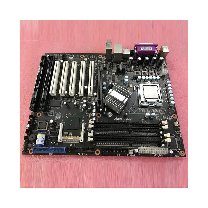 Placa base Industrial Issa slot 2, con 5 ranuras, cpu 775, 865gv, modelo AIMB-865