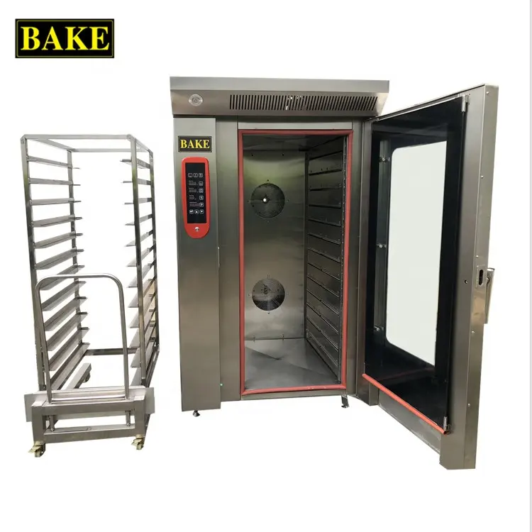 Industriale 12 Vassoio Doppio Fouble Trolley Gas Forno Rotante