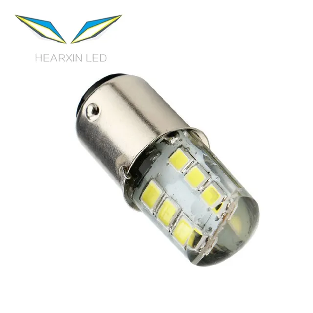 Luz de freio de automóvel, led 1157 silicone 2835 12smd 1156 seta sinal t20