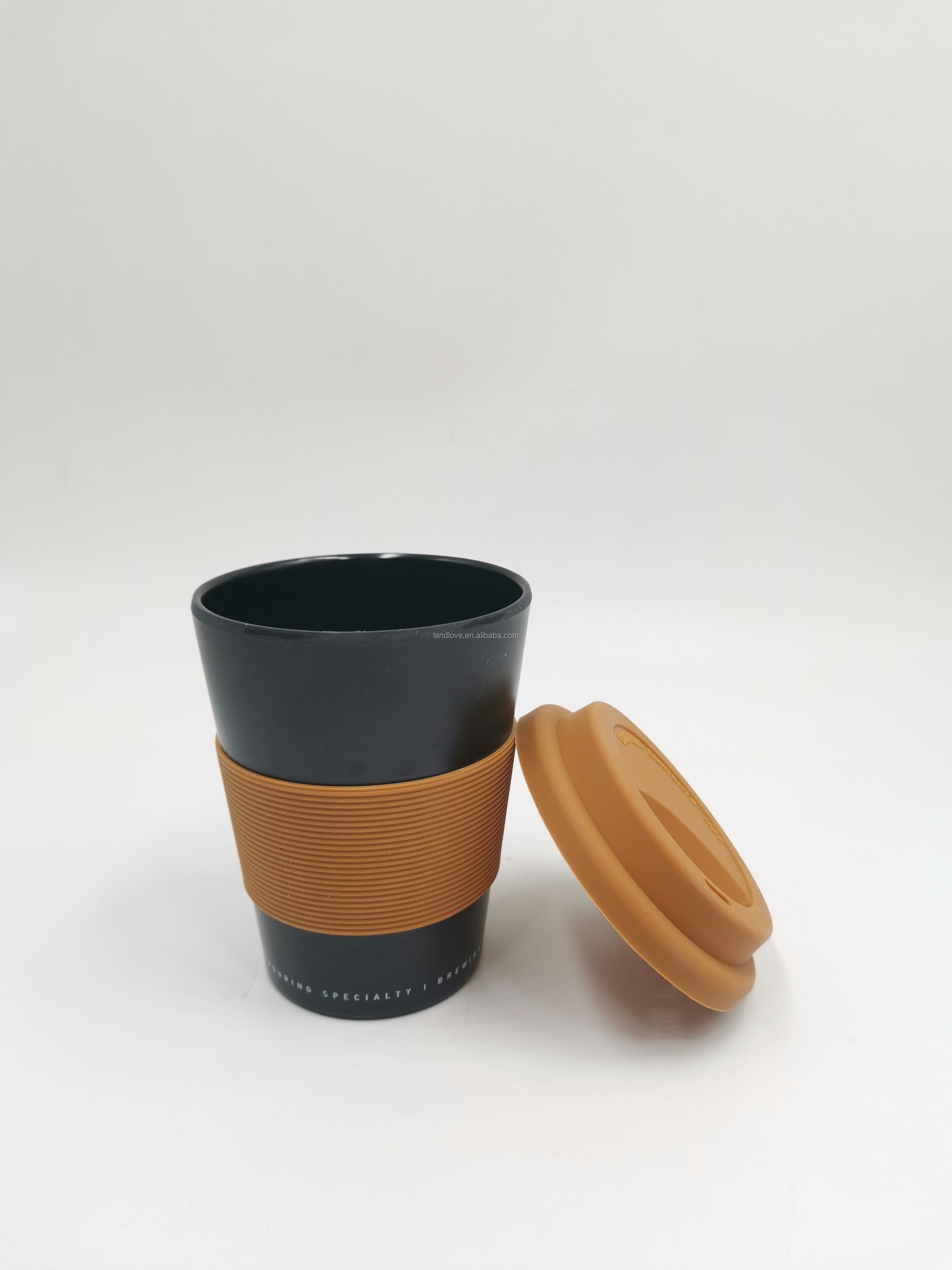 Amazon Hot Selling bamboo fiber mug bamboo cup plastic  coffee cup