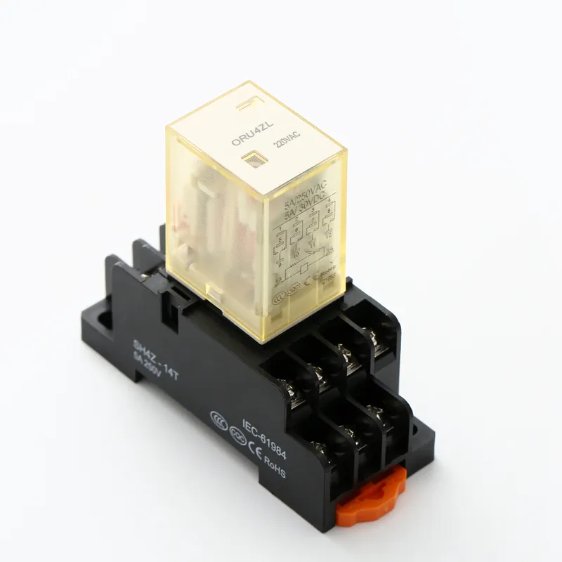 ELEWIND ORU4ZL 8A 4 Set Small High Power Electromagnetic Relay