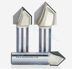 托科阿登 #0304 'v' 型高硬度合金刳刨机钻头工具6毫米柄立铣刀木铣数控工具板切割热卖 - Product Image 4