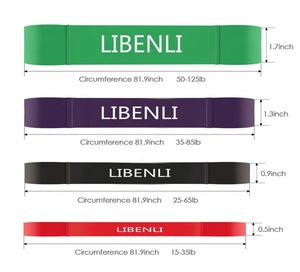 Varios niveles de resistencia, bandas de resistencia de varios colores personalizadas, superbanda de goma de látex - Product Image 2