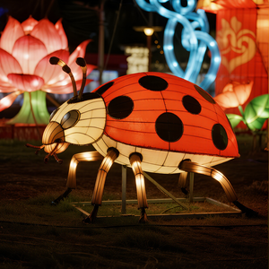 Năm mới của Trung Quốc Halloween phục sinh và giáng sinh zigong <span class=keywords><strong>Ladybug</strong></span> lụa đèn lồng cho các dịp lễ hội - Product Image 6