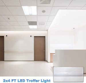 Canada 2x2 2x4ฟุตแผงไฟ LED tuffer ได้รับการรับรอง ETL DLC 0-10V ไฟ LED แบบหรี่แสงได้100-277V - Product Image 5