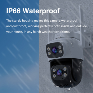 Echtzeit-PIR-CMOS-Sensor mit zwei Objektiven 4G LTE Wi-Fi-Netzwerk wiedergabe Sound Light Alarm Speicher karte Speicher Human Detection Camera - Product Image 6