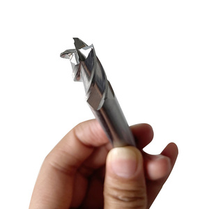 高速钢硬质合金直柄立铣刀4槽高速钢铣刀数控金属铣刀 - Product Image 2
