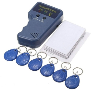เครื่องอ่านแท็ก RFID/เครื่องทำสำเนาแบบใช้มือถือขนาด125กิโลเฮิรตซ์เครื่อง EM4305 CET5200 T5577แบบ ISO ชิปแบตเตอรี่1K สำหรับคีย์การ์ด ID เครื่องถ่ายเอกสาร/เครื่องเขียน - Product Image 1