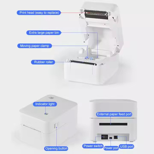 Edoo ed200 Máy in nhiệt điện thoại di động máy tính không dây vận đơn máy in với mã vạch Mã QR hình ảnh logo chuyển phát nhanh - Product Image 5