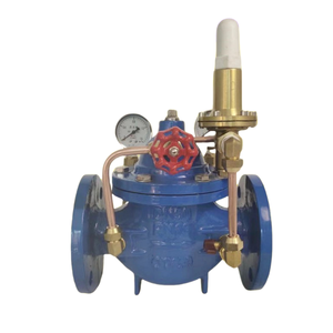 Kết nối mặt bích thủy lực điều chỉnh điện áp tự động 200X thí điểm vận hành van giảm áp điều khiển cho nước chữa cháy - Product Image 2