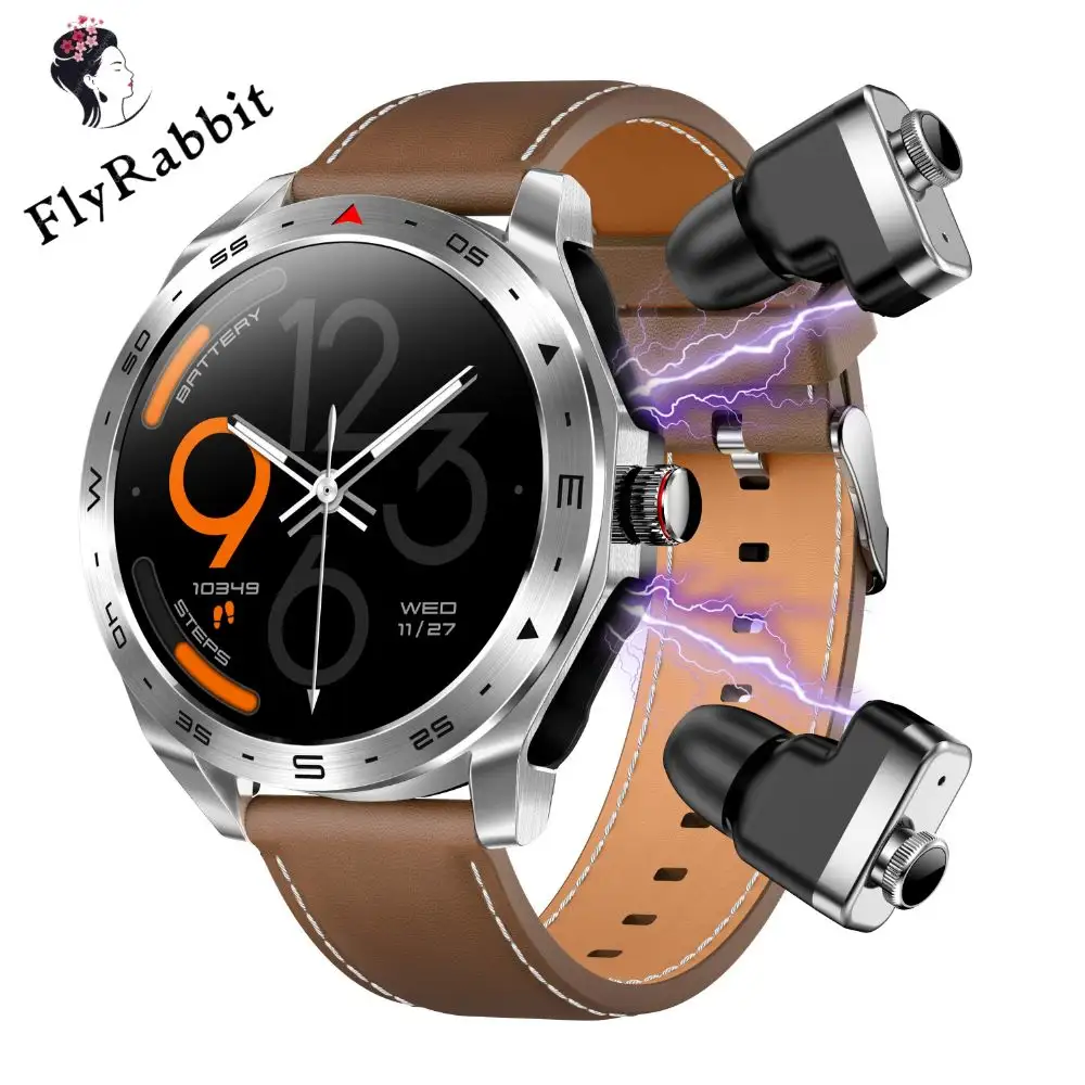 2024 Hot Selling 2 In 1 Smart Watch T95 Earbuds TWS HIFI 1.52 inch Screen Smart Electronic Wearable Devices