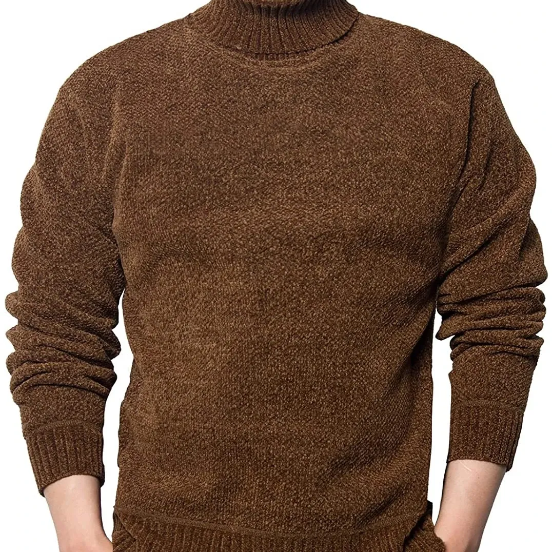 New Style Wholesale Fashion men's pullover knit sweater Plus Size Thick Soft Sweater Clothing For Man
