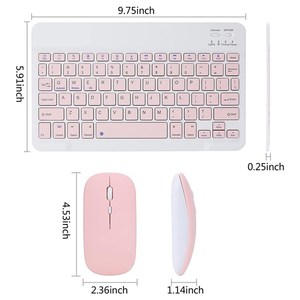 <strong>Keyboard</strong> Set with Mouse for <strong>iPad</strong> Pro 11 Inch 2018 2020 2021 2022 <strong>Rotating</strong> Kickstand Tablet Case - Product Image 6