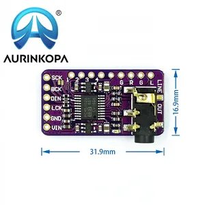 GY-PCM5102 I2S IIS MCU Raspberry Pi scheda di decodifica DAC audio digitale lossless di alta qualità - Product Image 5