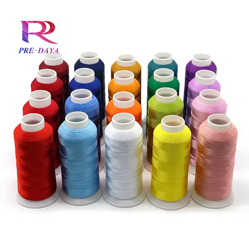 Computerized Embroidery 100%Polyester 4000Y 120d/2 Industrial Embroidery Sewing Thread For Embroidery Machine