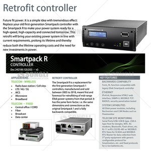 Eltek telekom güç kaynağı denetleyici modülü Smartpack R 242100.120 242100.510 242100.501 - Product Image 3