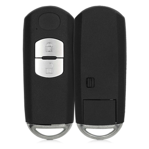 マツダに適したキーブレードリモートカーキーフォブカバー付きの高品質の2/3/4ボタン交換用カーキーケース - Product Image 1