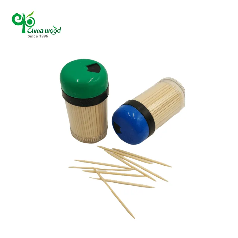 Stuzzicadenti di bambù ecologici scatola stuzzicadenti biodegradabili all'ingrosso