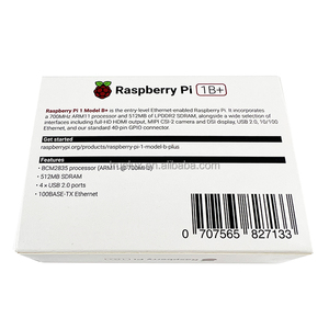 Raspberry Pi 1 Modelo B, modelo B + 512MB 700MHz BCM2835 ARM1176JZFS procesador de aplicaciones de menor potencia Original Raspberry Pi 1B + 1B Plus - Product Image 4