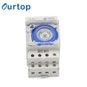 SUL181h 230V Zeit schalter 24 Stunden Mechanisch programmier bares Din-Schienen programm DIN-Module Zeit schalter mit Batterie - Product Image 2
