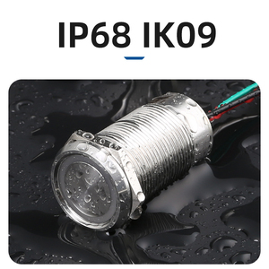 タッチ押しボタンスイッチ16MM 19MM 22MM金属リングLED照明簡単タッチスタート回路IP68通常オープン押しボタン - Product Image 2
