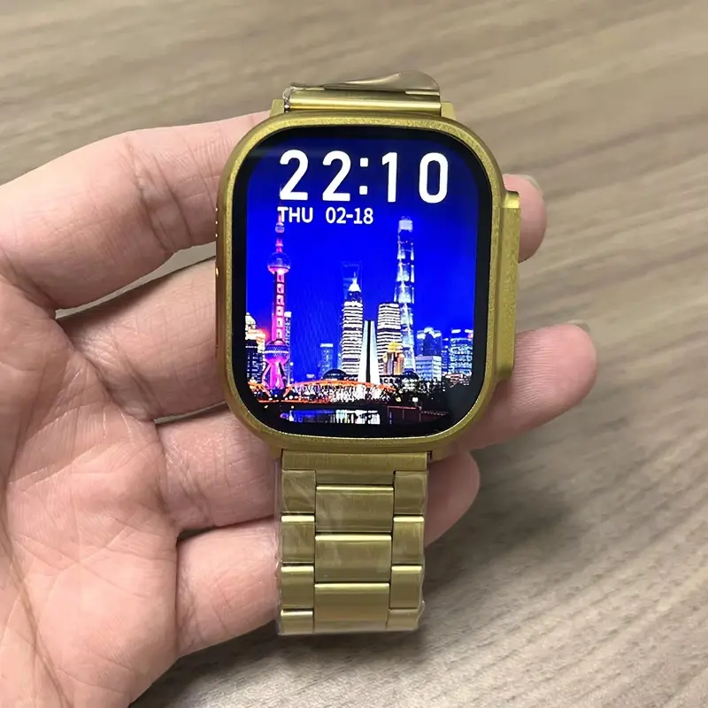 New MP3 quran Smartwatch âm nhạc địa phương qibla GPS vị trí Vàng Vàng 24K koranic hồi giáo hồi giáo islam Đồng hồ thông minh với quran