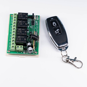 Universale 4 canali Wireless RF telecomando duplicatore 433MHz cancello elettrico Garage porta chiave interruttore - Product Image 1