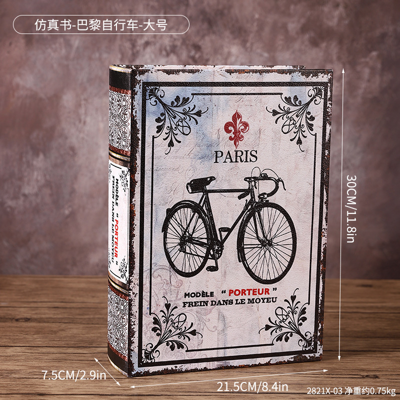 2821X-03 Simulation Book - Paris Bicycle - Large Size