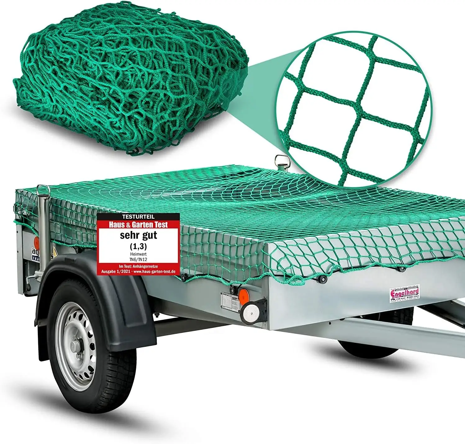 Filet élastique sans nœuds robuste avec crochets couverture d'escalade de lit charge de remorque filet de sécurité pour camions