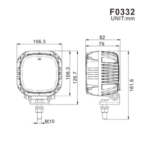 Yüksek ışık etkinliği 40W LED çalışma ışığı Jo/hn Dee/re AT440366 AFH209737 4 inç Led çalışma lambası - Product Image 2