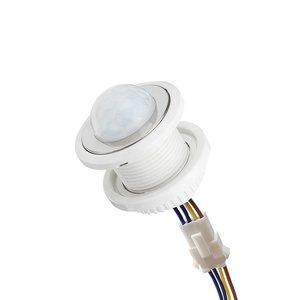 Interruptor de sensor de movimiento PIR pequeño ajustable, luz interior de día y noche, interruptor de sensor de movimiento - Product Image 1