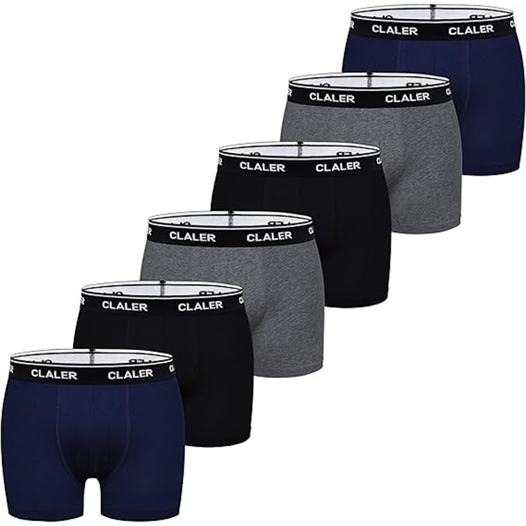 Black*2 + Navy blue*2 + Dark heather gray*2
