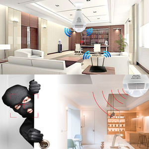 Wifi 360 Degree Panorama <strong>LED</strong> Light Blub <strong>Camera</strong> 720P Home Security Wireless Surveillance Fisheye <strong>IP</strong> <strong>Camera</strong> Two-Way Audio - Product Image 3