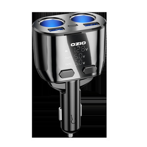 Multi-function Cigarette Lighter <strong>One</strong>-in-two Three-to-switch Plug Usb Car <strong>Charger</strong> QI Mobile Phone Fast <strong>Charger</strong> Car <strong>Charger</strong> - Product Image 6