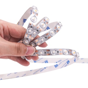 GMJH1111 กระจายการสะท้อนแสง LED DC 24V ความสว่างสูงเลนส์ LED Strip SMD2835 48 leds/M 12 มม.ยืดหยุ่น led Strip diffuser
