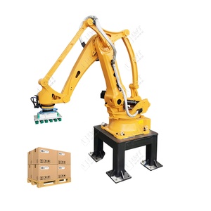 Sacchetti di fagioli di cotone di semi di cemento Leadworld che imballano la macchina automatica del sistema di pallettizzazione del pallettizzatore del Robot per l'imballaggio del riso - Product Image 1