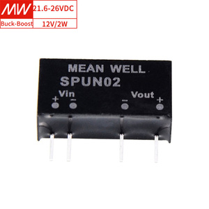 MEAN WELL SPUN02N-12 <strong>DC</strong>-<strong>DC</strong> Converter, 12V 0-167mA <strong>Output</strong>, 4.5-5.5V <strong>Input</strong>, High Isolation, Ideal for Telecom and Industrial - Product Image 1