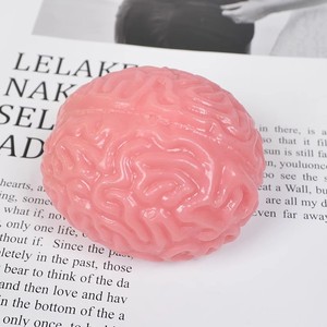 Beyin şekilli stres giderici sevimli renkli oyuncak yavaş ribaund ilginç ve roman silikon sıkmak oyuncak - Product Image 2