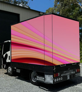 Roadshow sahne tasarımı için açık LED ekran kamyon kutusu ile 3D dijital mobil reklam pikap - Product Image 6