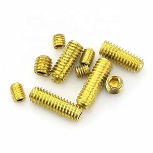 #2-56 #4-40 #6-32 #8-32 #10-24 SS304无头头杯点六角套筒平头紧定螺钉 - Product Image 5