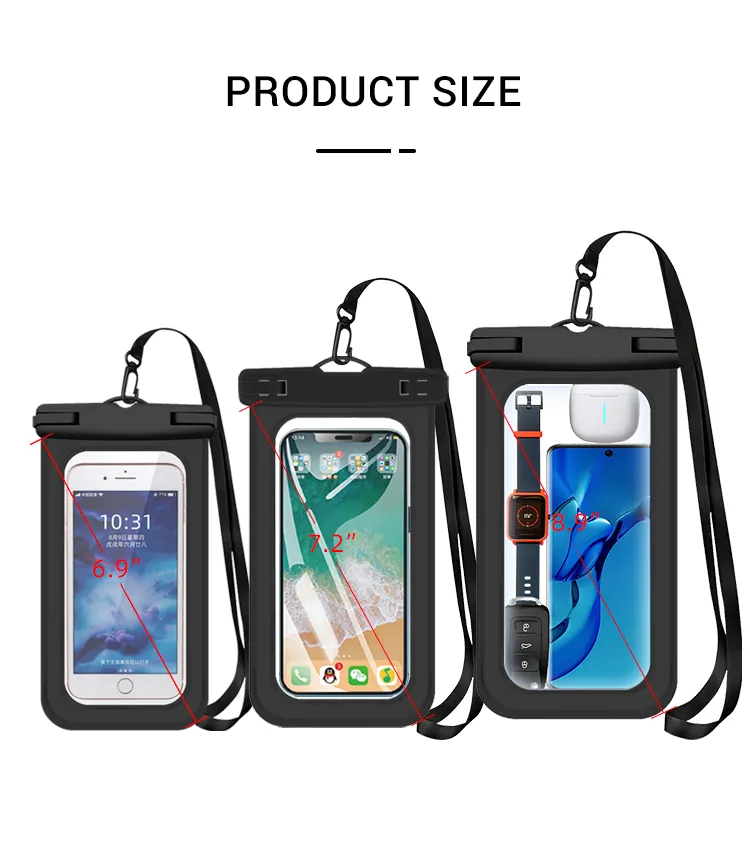 Waterdichte Mobiele Telefoon Zakken Droog Travelling Custom Gsm Pouch Outdoor Mobiele Telefoon Plastic Zwemmen Reizen Waterdichte Tas