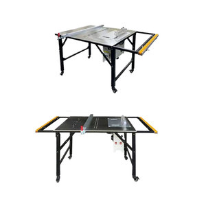 Verimli ve doğru kesim için büyük çalışma masası ve ayarlanabilir bıçak hızı ile güçlü ahşap masa testere - Product Image 1