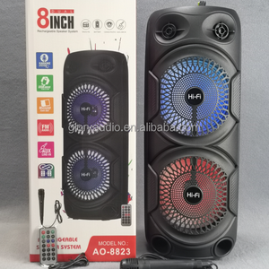 การ์ดแสดงผลสำหรับโทรศัพท์ TF แบบพกพาลำโพงกลางแจ้งควบคุมด้วยรีโมท RGB LED - Product Image 6